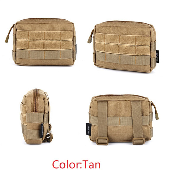 600D EDC Tactical Modular Molle Utility Tools Pouch Case Bag