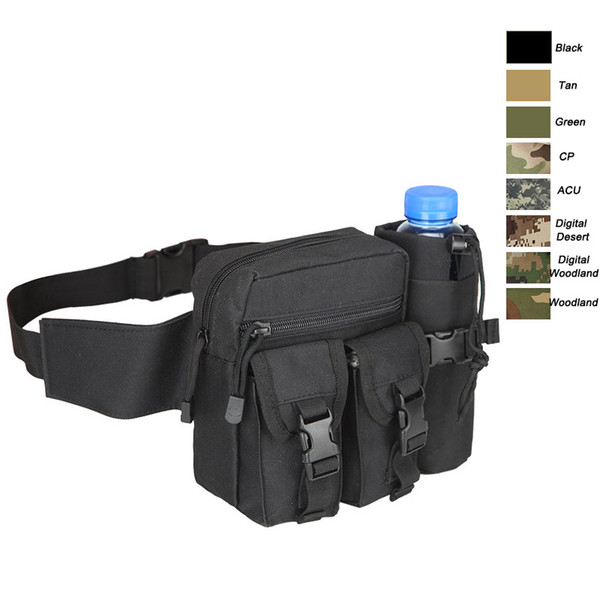 Oudoor Sports Bag Tactical Pack Assault Combat Pack Camouflage Waistpack Tactical Camo Molle Waist Bag NO11-403