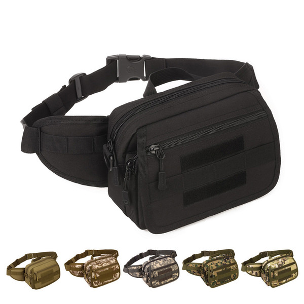 Tactical Waist Bag Outdoor Waterproof Detachable Belt Fanny Pack Single Shoulder Bag for Traveling Hiking Climbing Riding