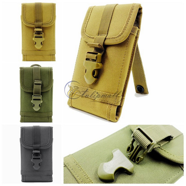 Tactical Pouches Molle Pouches Army Phone Pouch Plus , Outdoor Portable Mobile Pouch for IPhone 6s 6sPlus 7 7Plus Samsung S7 S7 edge