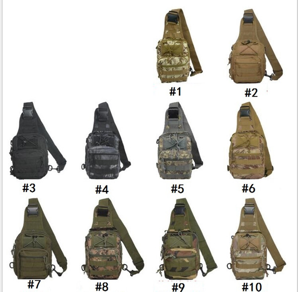 Outdoor Tactical Backpack Chest Bag Shoulder Bags Single Shoulder canvas Bag Outdoor Sports Motorcycle Ride Bicycle Bag