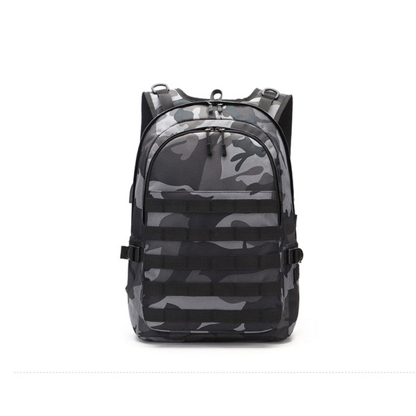 Men Bag Battlefield Backpack Multifunction Large Capacity Camouflage Travel Oxford USB Headphone Jack Game Level 3 Bag Bagpack A-21