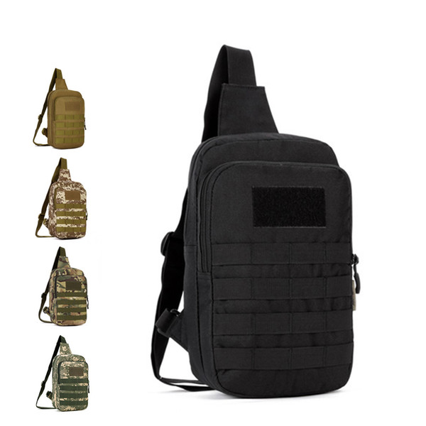 Tactical CrossBody Backpack MOLLE Waterproof Casual Chest Bag Shoulder Bag 10 Inch Laptop Bag