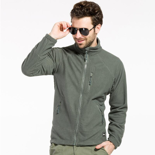 Tactical Outdoors Softshell Fleece Jacket Men Light Weight Sportswear Hunting Thermal Hiking Hoodie Jacket Free Shipping