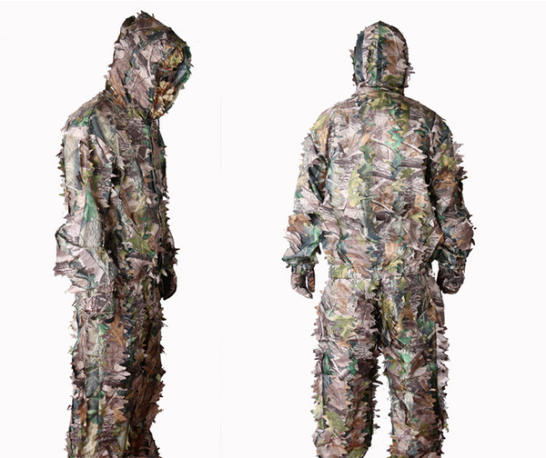 Outdoor hunting equipment jungle bionic camouflage hunting 3D leaves camouflage Geely suit sniper invisible clothes tactical suit