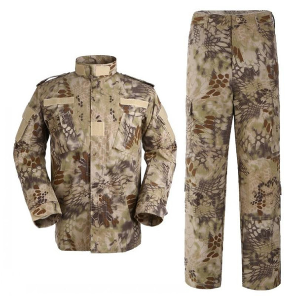 Mandrake Tactical Jacket Sets Cargo SHIRT+PANTS Camouflage Combat Uniform Us Army Airsoft Camo BDU Kryptek Camo