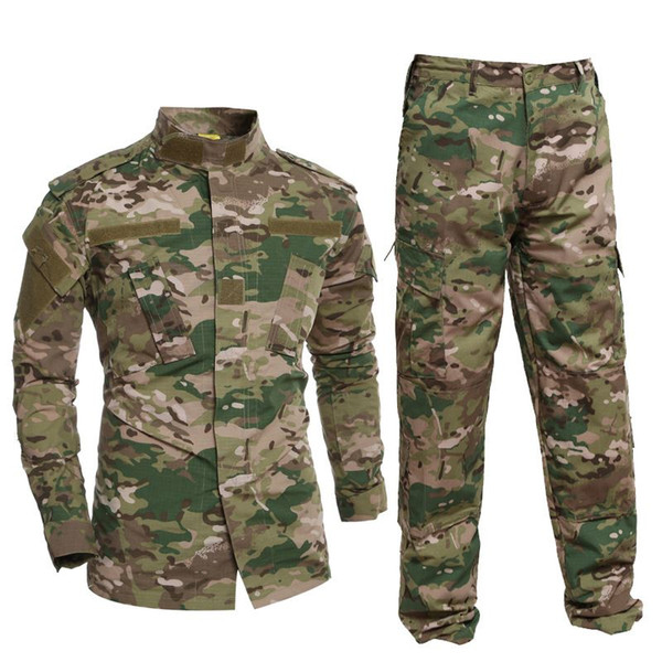 USMC BDU Inspired Army Tactical Hunting Airsoft Combat Gear Training Uniform sets Shirt + Pants A-TACS FG Multicam ACU Outdoor Sports Suit