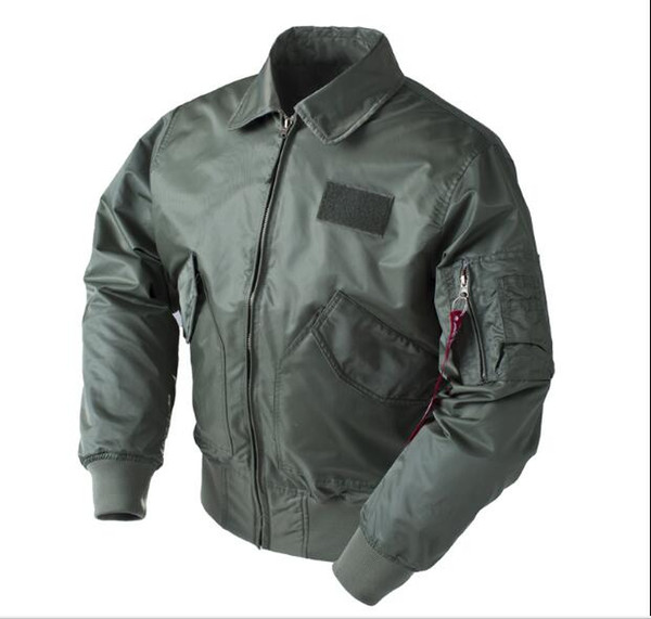 New CWU-45P Bomber Jacket Air Force tactical jacket Men's and women's high quality lapel zipper jacket