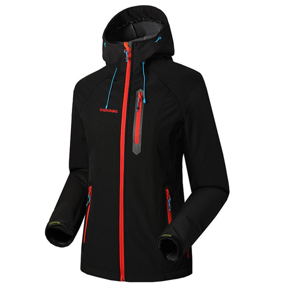 Fashion Women Jacket Waterproof Rain Coat Outdoor Hiking Clothing Female Windproof Soft Shell Fleece Jackets