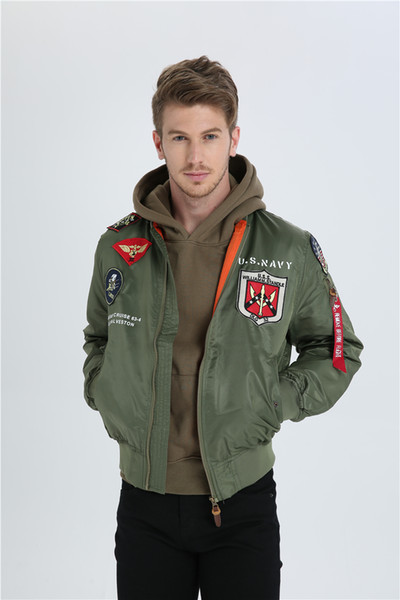 2018 Spring and Autumn MA-1 Tactical Flying Tigers arrogant Eagles Top Guns Air Force Pilot Jacket Tactical Jacket