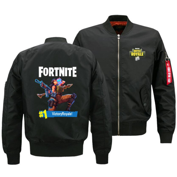 Fortnite Unisex Printer Pattern SIZE:S-5XL Sport Jackets Flight Flying Jacket HIP HOP Flight Flight Flying Bomber Jacket Fashion Coat