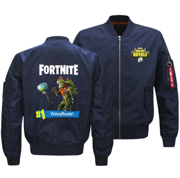 Fortnite Unisex Printer Pattern Wind & Dust Winter thicken Jacket Flight Anime Flight Flying Bomber Jacket Coat Size Flight Flying Jacket