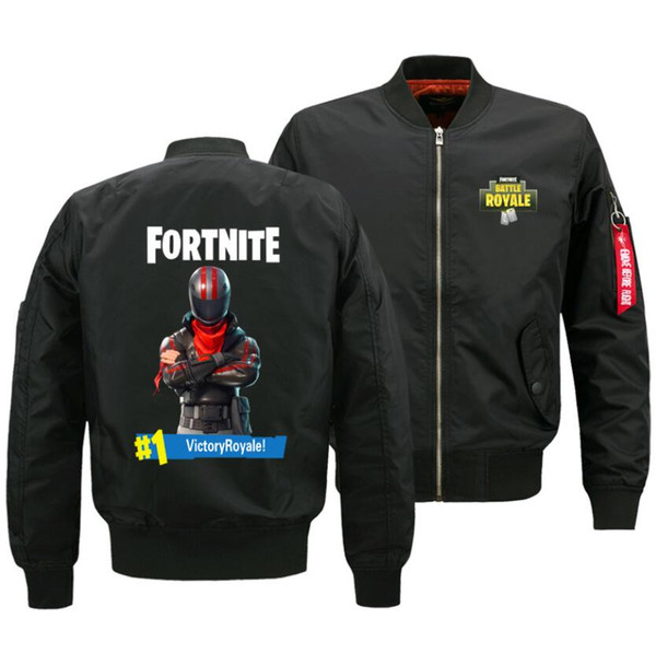 Fortnite Unisex Printer Pattern Flight Flying Men Clothes Sport Jackets HIP HOP Flight tops Unisex Flight Flying Bomber Jacket Fashion Coat