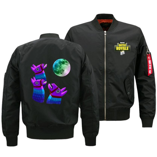 Fortnite Unisex Coat Top Flight Wind & Dust Coat Keep Warm Wind & Dust Coat Flight HIP HOP Europe Size Flight Flying Jacket SIZE:S-5XL