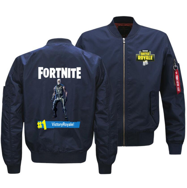 Fortnite Unisex Coat Mens Overcoat Winter thicken Jacket Wind & Dust Coat Flight HIP HOP Europe Size Keep Warm Flight Flying Jacket