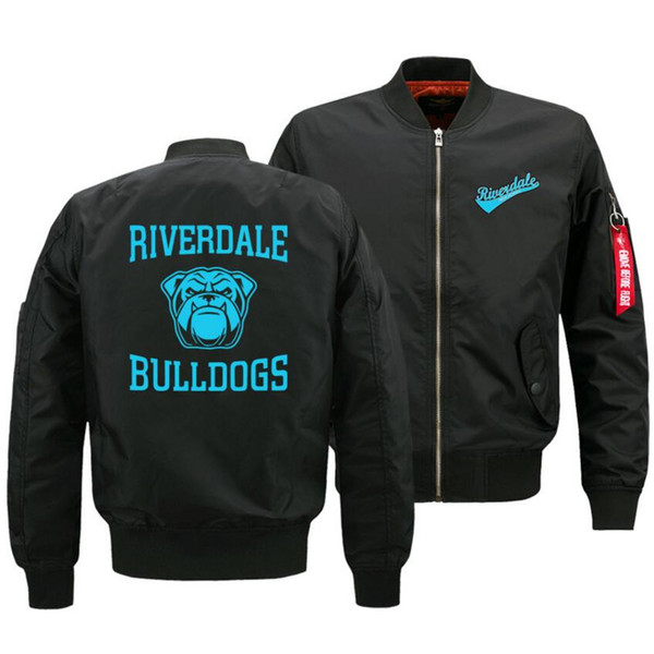 Riverdale Flight Flying Jacke New Style Fly jacket Thickening hickening SIZE:S-5XL Flight Flying Printer Pattern Men's Jackets