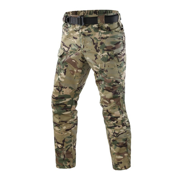 Mens TACTICAL PANTS Army Green And Black Combat Trouser Clothing For Men