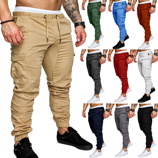 Luxury Designer Mens Joggers Sweatpants Casual Men Trousers Overalls Tactics Pants Elastic Waist Cargo Pants Fashion Jogger Pants