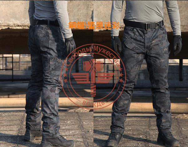 Outdoors city tactical pants men rattlesnake selected 4 color fan CS camouflage U.S. combat pants tactical pants