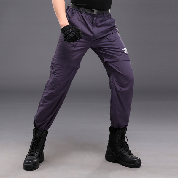 Shanghai Story Spring summer Men tactical Pant detachable quick dry Trousers Hiking Pants