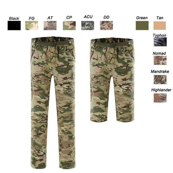 Outdoor Woodland Hunting Shooting Battle Dress Uniform Tactical BDU Army Combat Clothing Quick Dry Shorts Camouflage Pants SO05-113