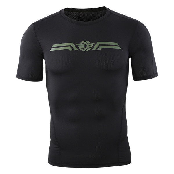 New Pattern Swim Cavalry Tactic Training Speed Do Short Sleeve A420 Round Neck Ventilation Outdoors Speed Do T Pity