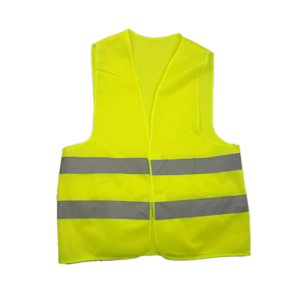 Yellow Vest Gilets jaunes Reflective Safety Workwear for Night Running Cycling Man Night Warning Working Clothes Fluorescent