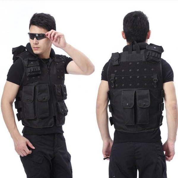 Outdoor Camouflage Hunting Tactical Vest Wargame Body Molle Armor Hunting Vest CS Outdoor Jungle Equipment Free Shipping