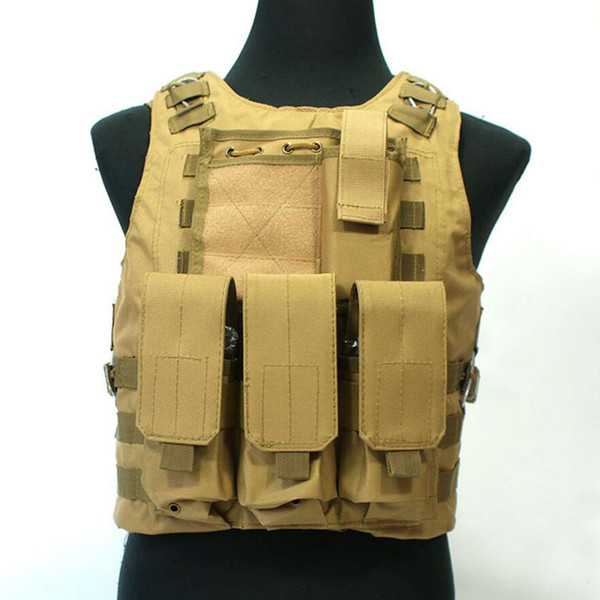 New Unisex Tactical Amphibious Vest Outdoor Camouflage Tactical Vest Army Fans CS Training Vest Field Equipment