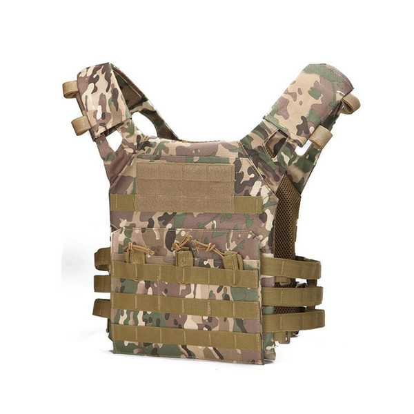 Tactical Vest MOLLE Chest Rig,Outdoor Waistcoat Vest For Outdoor Hunting,Fishing,Army Fans,CS War Game,Survival Game,Combat Training