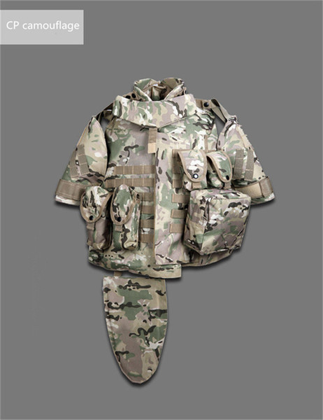 The new IOTV Interceptor tactical vest outdoor live wild protective equipment ACU CP camouflage MOLLE system combat vest