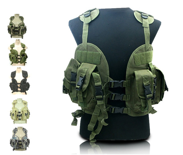 US Navy Seal tactical sports vest CQB LBV Modular Tactical Assault Vest 6 colors free shipping