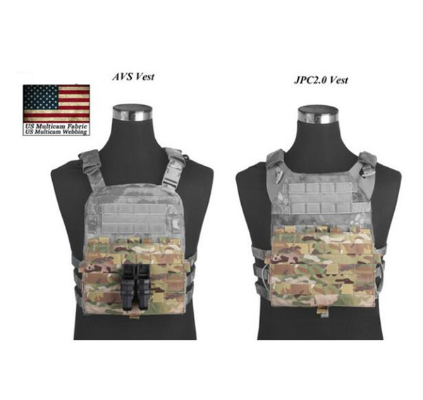 EMS Tactical Nylon MOLLE Panel For AVS JPC 2.0 VEST Multicam Hunting Vests accessories