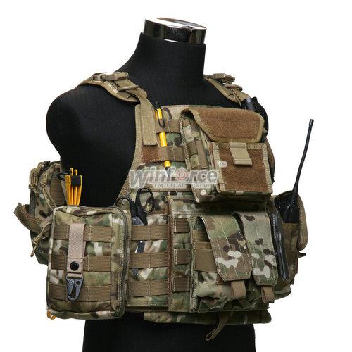 WINFORCE TACTICAL GEAR /WV-07 Plate Carrier w/Cummerbund MOLLE / 100% CORDURA/ QUALITY GUARANTEED OUTDOOR TACTICAL VEST