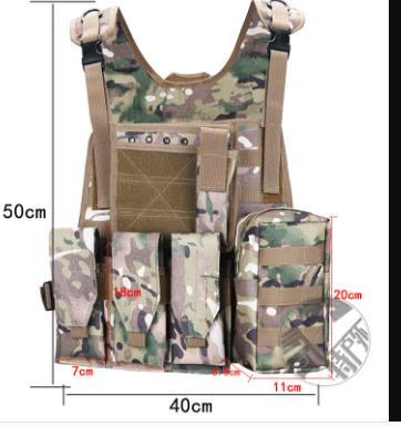 Wholesale Special Forces Camouflage Amphibious Module Combat Vest Multi - Functional Tactical Vest Outdoor CS Field Equipment