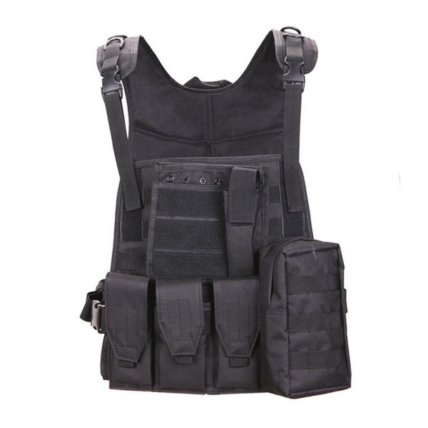 Tactical Vest Mens Tactical Hunting Vests Field Molle Combat Plate Carrier CS Outdoor Jungle Equipment Free Shipping