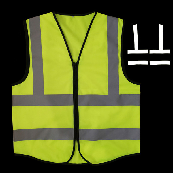 Utility tactical outdoor parade Yellow professional uniform High Visibility highlight reflex bar Mesh Vest