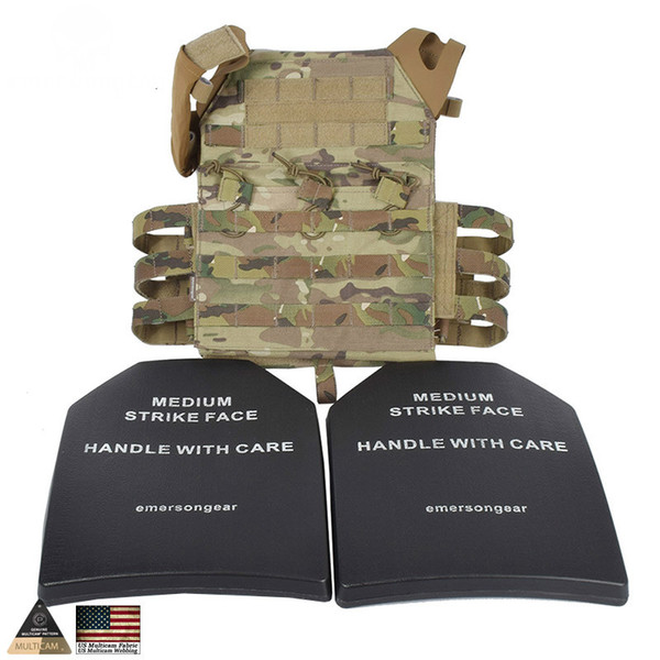 Tactical Vest MOLLE JPC Airsoft Paintball Molle Combat Vest Chest Protective Plate Carrier Multicam