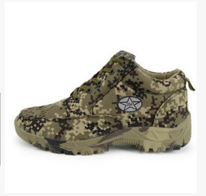 new field Non-slip warm cotton shoes Male 3547 off-road mountain camouflage cotton shoes Canvas with thick cotton shoes