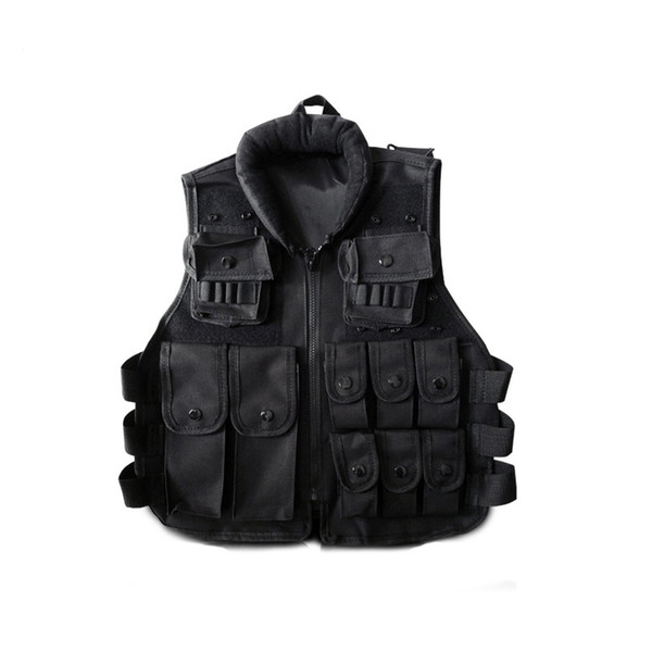 Outdoor Sports Outdoor Camouflage Body Armor Combat Assault Waistcoat Tactical Molle Children Vest Plate Carrier Vest NO06-015