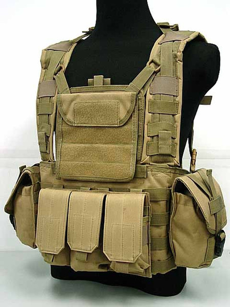 Hot Sales Tactical Molle Canteen Hydration Water Bag Vest Sand