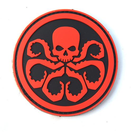 The New Avengers Avengers Alliance Villain Hydra Bianconeri Badge PVC Patch Armband Patches Badges 8CM