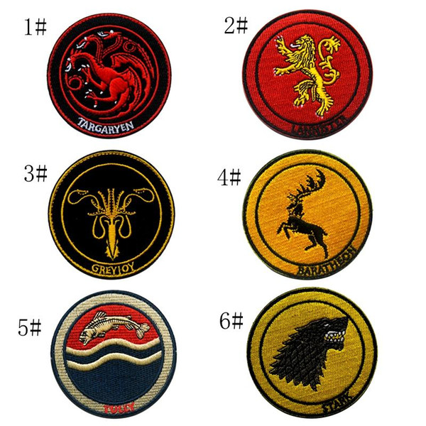 VP-231 Hot sale Game of Thrones for embroidered tactical patches with magic stick Armband patches Army patch jacket/cap morale patch