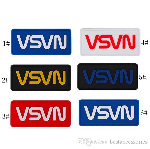 19VP-06 High Quality NASA 3D PVC tactical patches with Stick VSVN rubber army Badges Morale patches Gryffindor tactical accessories