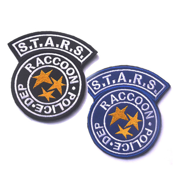 S.T.A.R.S. Resident Evil Raccoon City Embroidery the tactical patches badges for clothes clothing HOOK/LOOP