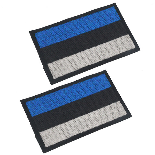 Estonia Flag Embroidery the Tactical Function Patches Badges for Clothes Clothing