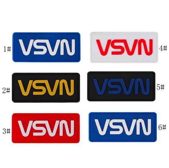 19VP-06 High Quality NASA 3D PVC tactical patches with Stick VSVN rubber army Badges Morale patches Gryffindor tactical accessories