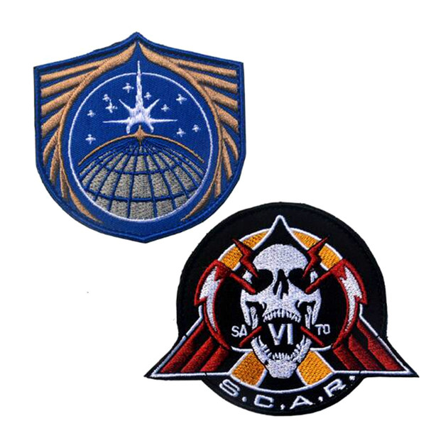 VP-184 3D Embroidery tactical patches UNSA United Nations Space Alliance Morale patches S.C.A.R. embroidery Badge Army patch