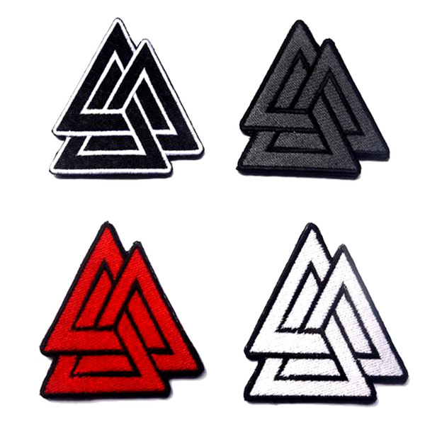 VP-139 Valknut Symbol Viking Norse Rune Morale Patches Tactical Badge Hook & Loop Embroidery Army Badges For Clothing