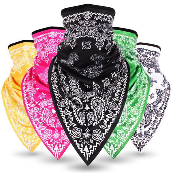 Half Face Mask Neck Sleeve Trend Hip Hop Bandanna Outdoors Riding Trigonometric Towel Fashion Hot Sale 9 5bx V